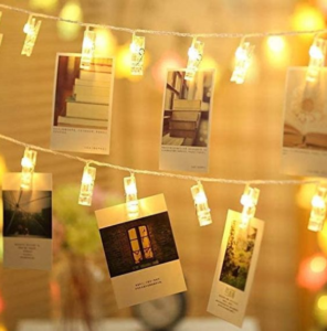 clip lights with photos