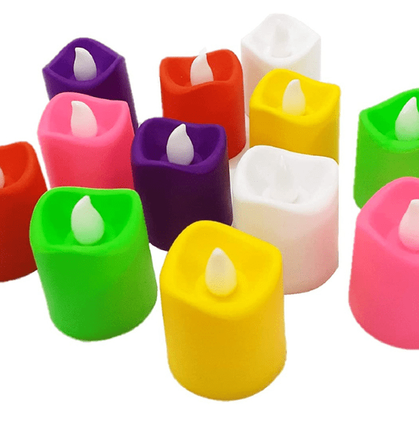 multicolor LED candles