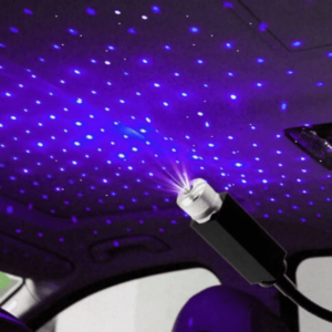 USB car light in purple