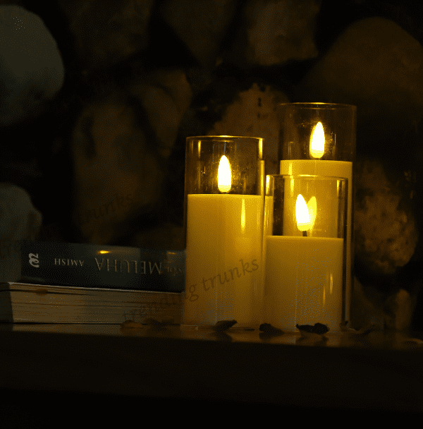 Acrylic Fiber Glass LED Candles
